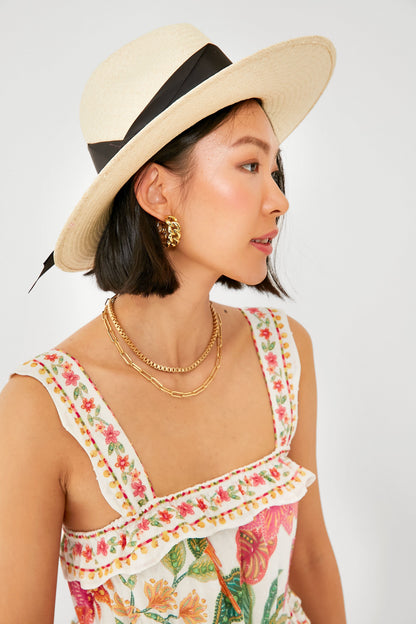 Black Gardenia Hat