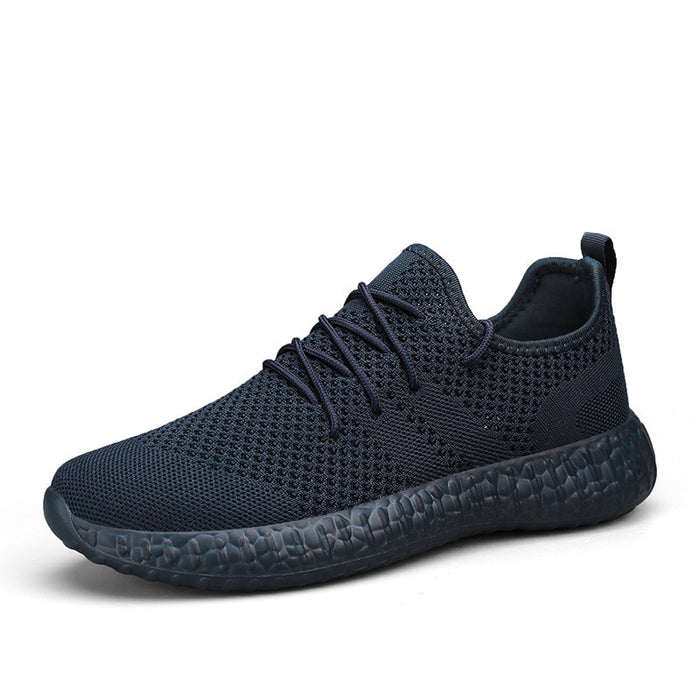 Men's Running Shoes Spring Low Top Fly-kit Mesh