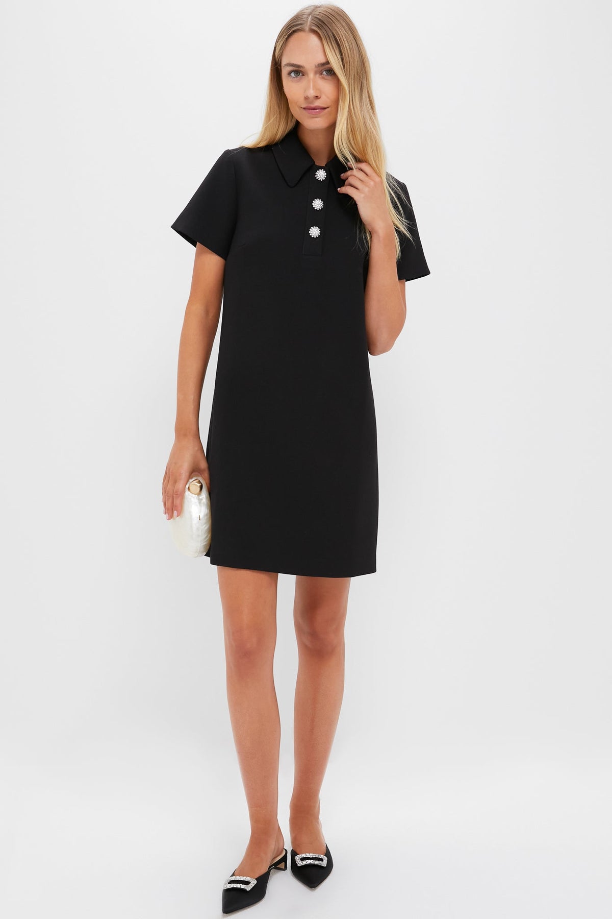 Black Crepe Helen Dress