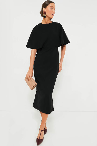 Black Cape Leah Dress