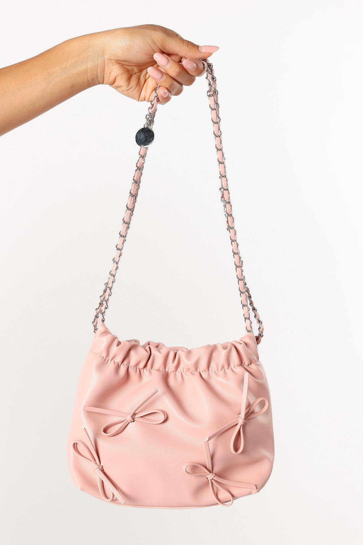 Bennet Bow Statement Bag - Pink