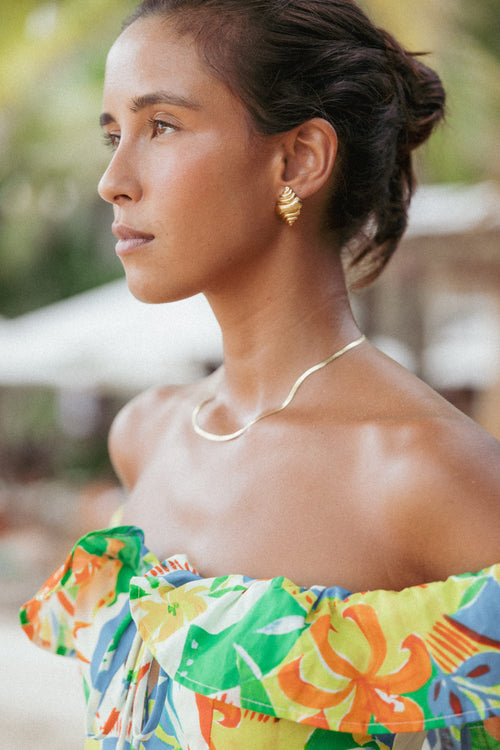 Bermuda Earrings - Gold