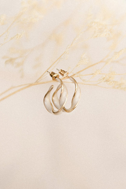 Clementine Earrings - White