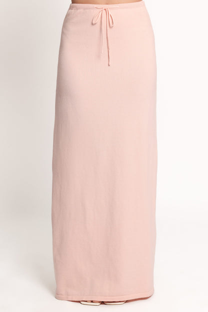 Beatrice Knitted Skirt - Peach