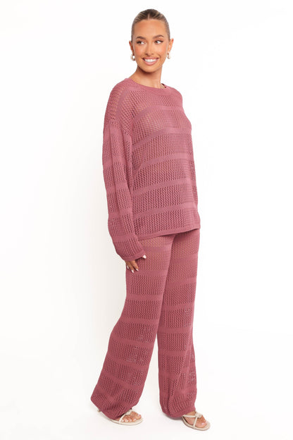 Crawford Pant - Rose