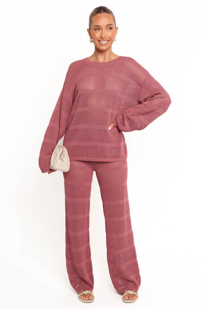 Crawford Pant - Rose