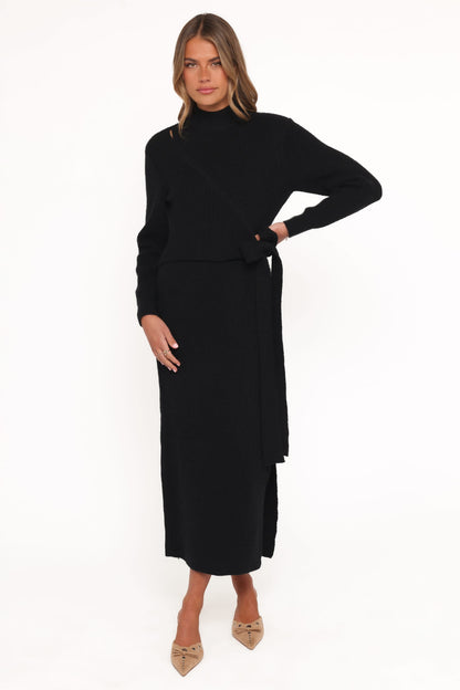 Aerin Knit Dress - Black