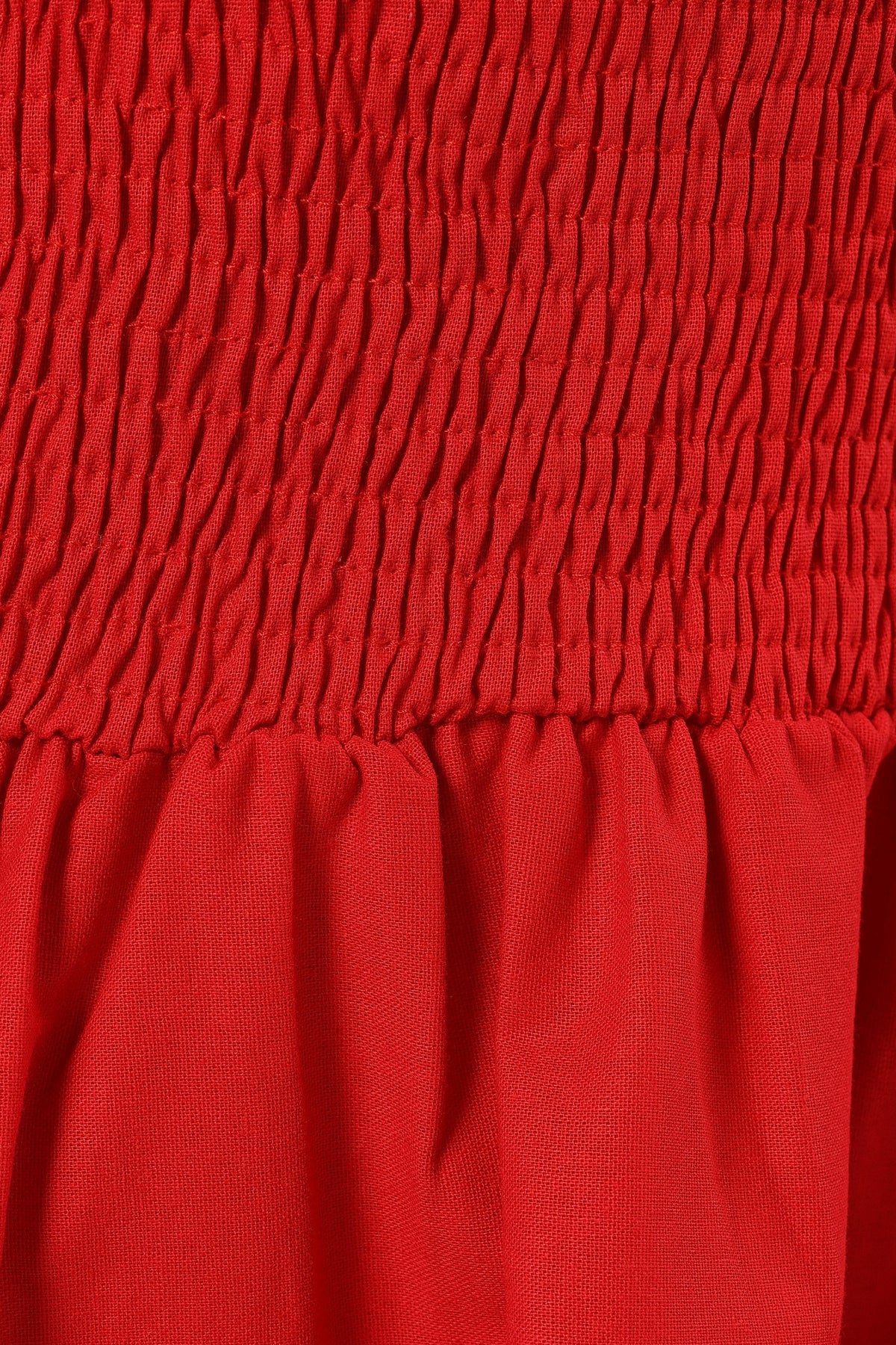 Allison One Shoulder Mini Dress - Red