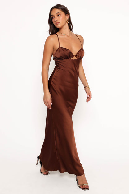 Amalia Maxi Dress - Chocolate