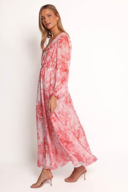 Anisa Maxi Dress - Pink Floral