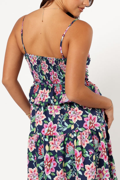 Arlo Midi Dress - Navy