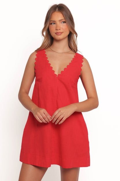 Blaine Mini Dress - Red