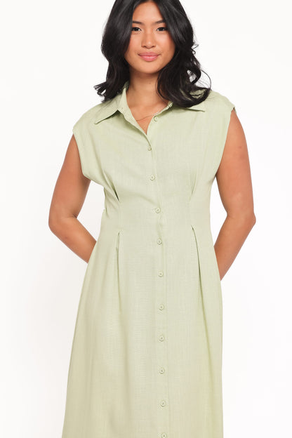 Cami Midi Dress - Green