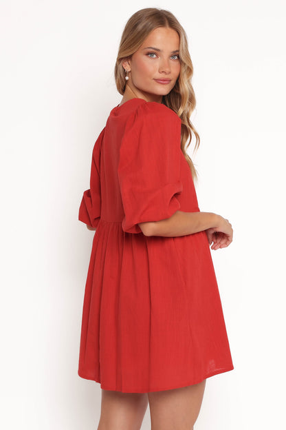 Cinzia Mini Dress - Red