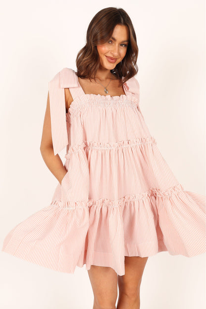 Doria Mini Dress - Pink