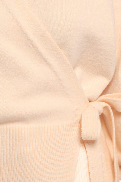 Abbey Ballet Wrap Cardigan - Cream