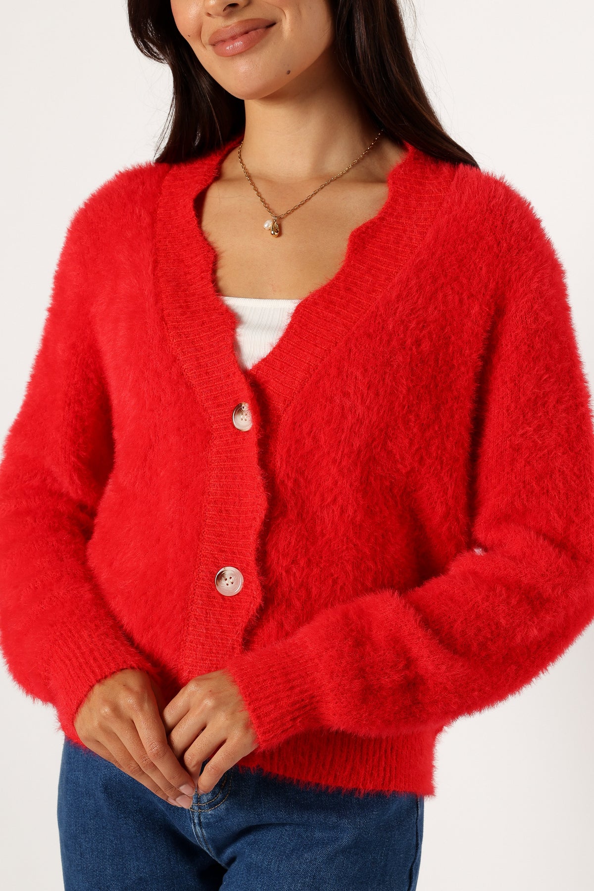 Clara Cardigan - Red