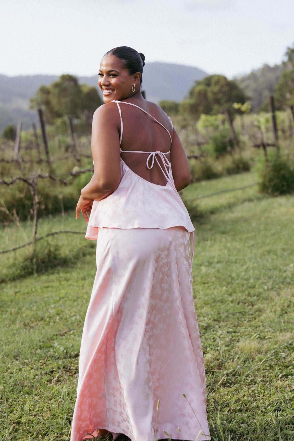 Alysa Skirt Set - Blush