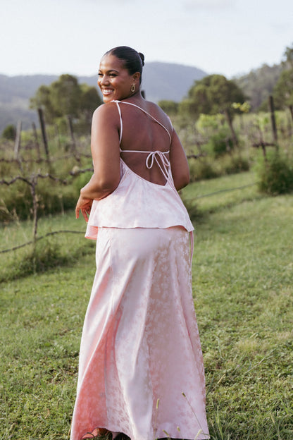 Alysa Skirt Set - Blush
