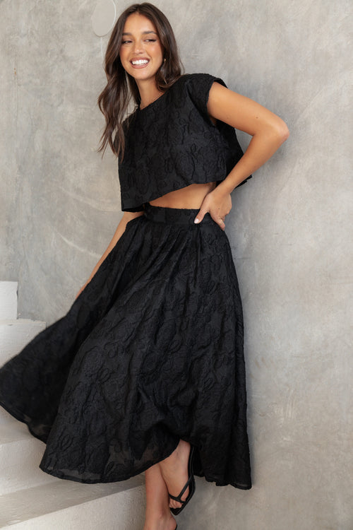 Beckham Two Piece Set - Black
