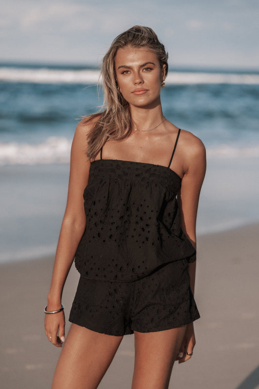 Calla Short Set - Black