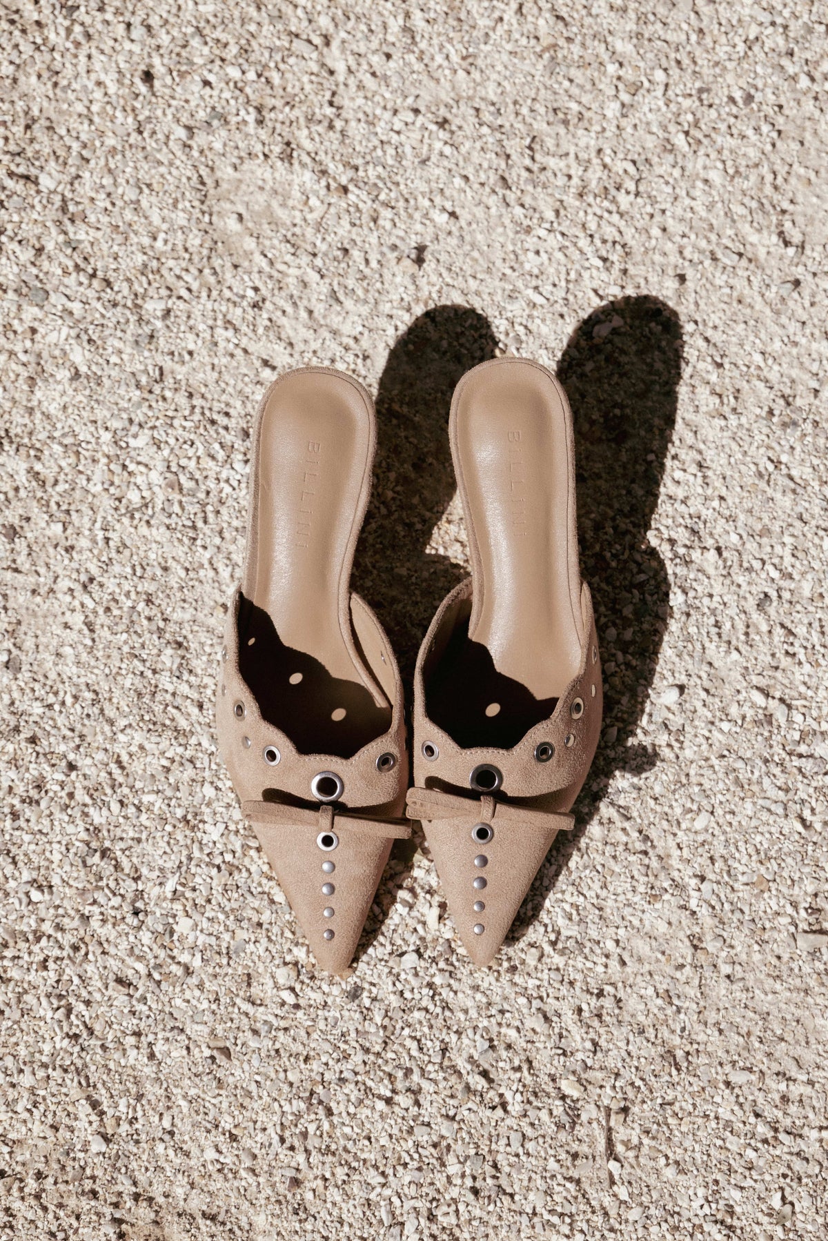 Elio Heels - Camel Suede