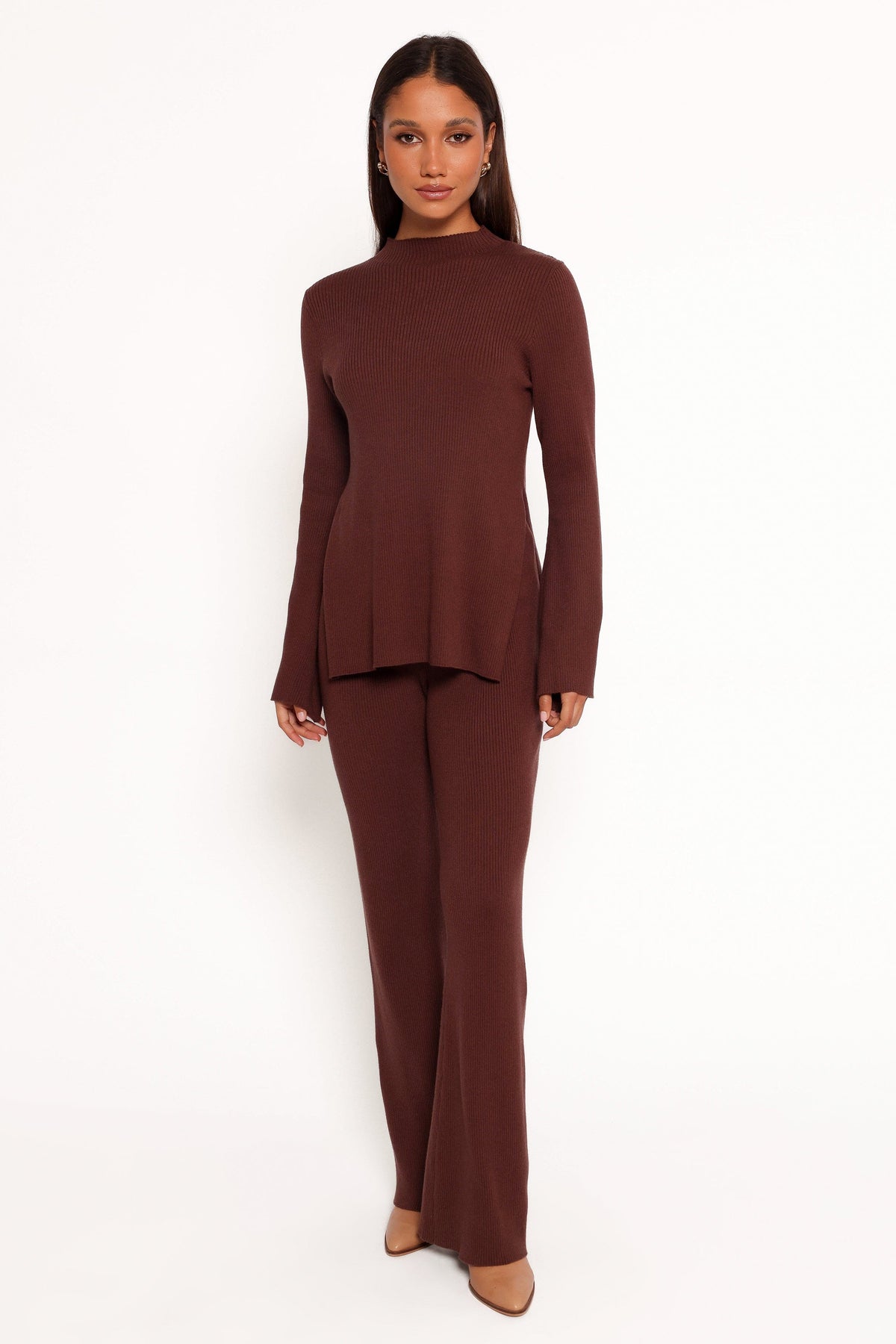 Adrienne Knit Top - Chocolate