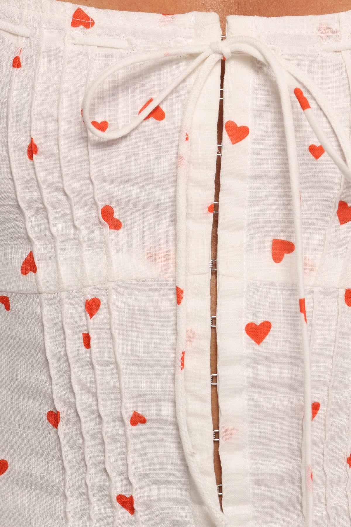 Alice Corset Top - Ditsy Heart