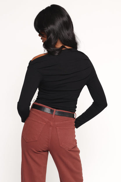 Cer Knit Top - Black