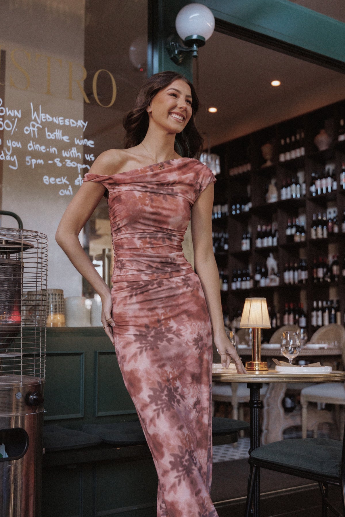 Donata Top - Blurred Botanics