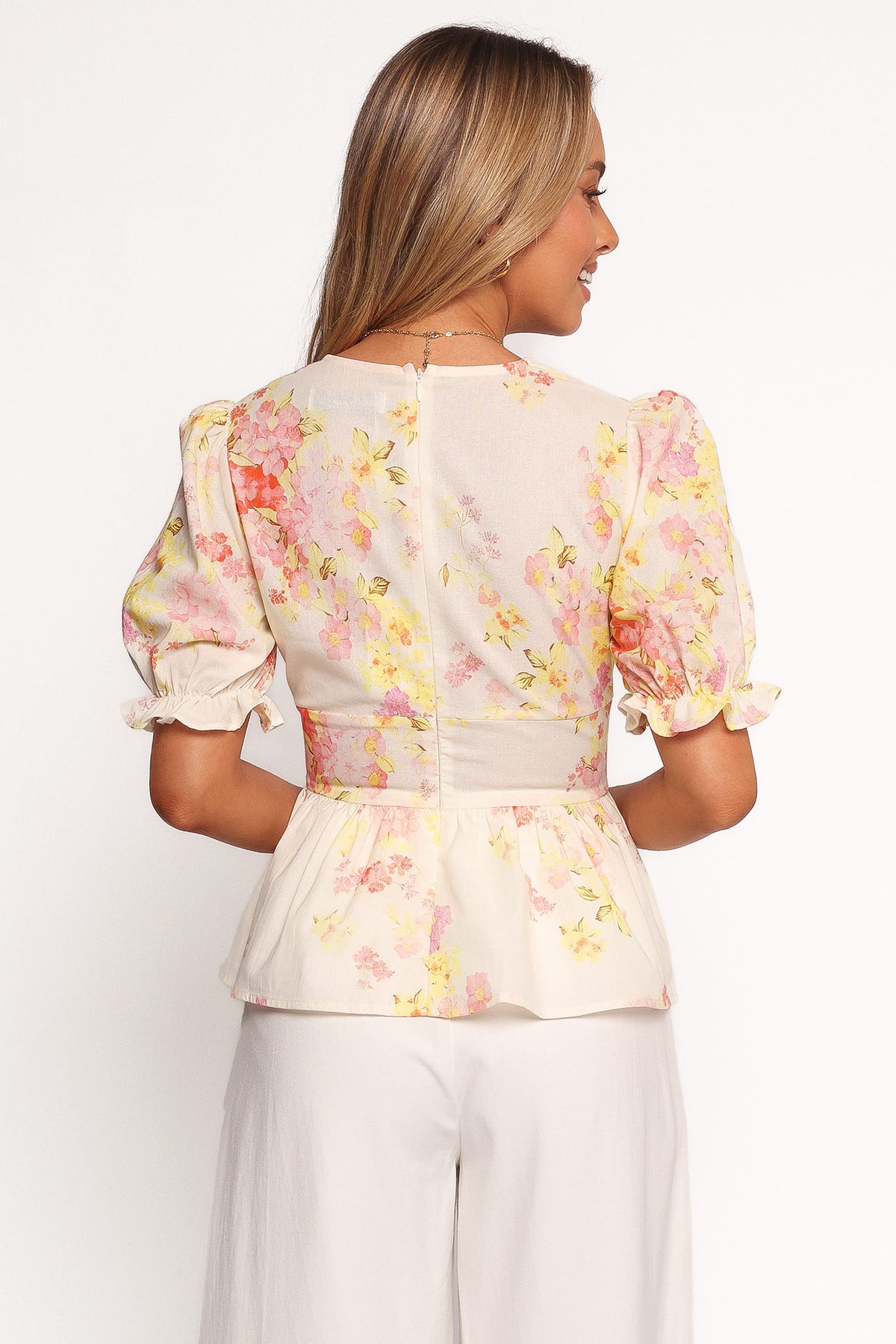 Duchess Top - Pink Floral
