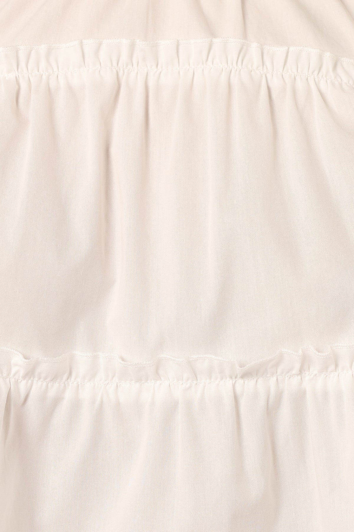 Elaine Ruffle Top - Off White