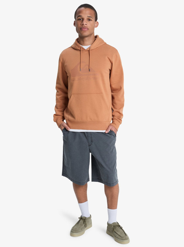 Quiksilver Comp Logo Hoodie - Tobacco Brown
