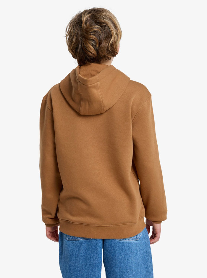 Quiksilver Youth Comp Hoodie 8-16y - Tobacco Brown