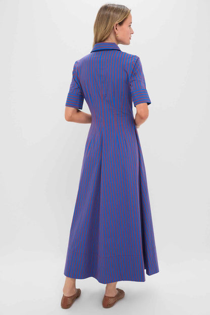 Atlas Stripe Joan Dress