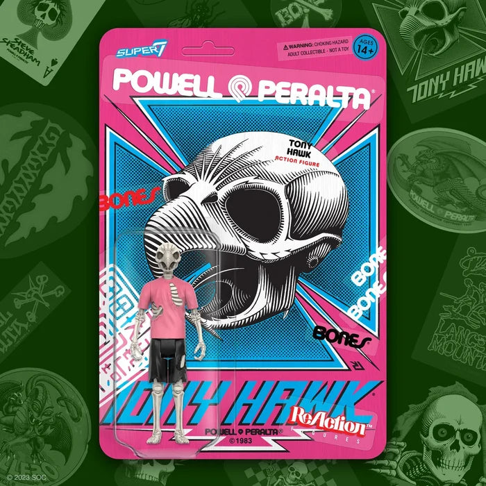 ReAction Figures Wave 2 - Tony Hawk Skull & Cross