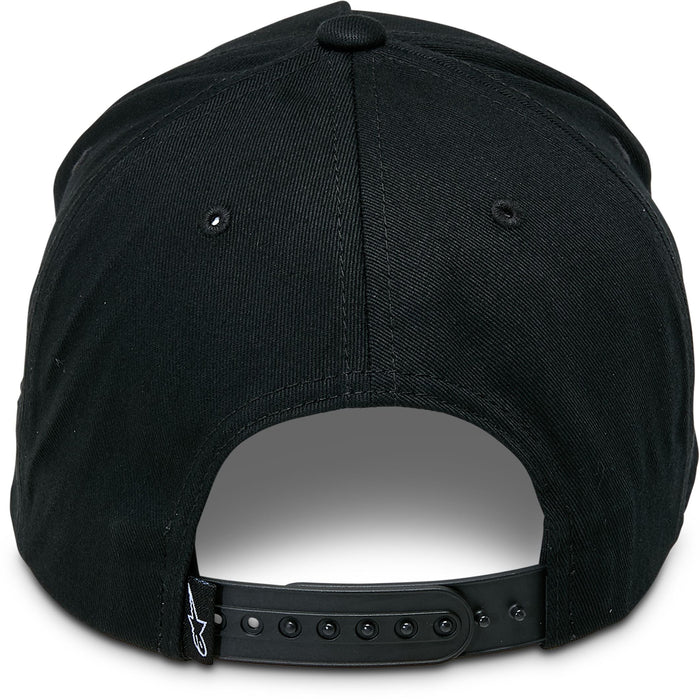 Ride Comp Snapback Hat - Black/White/Red