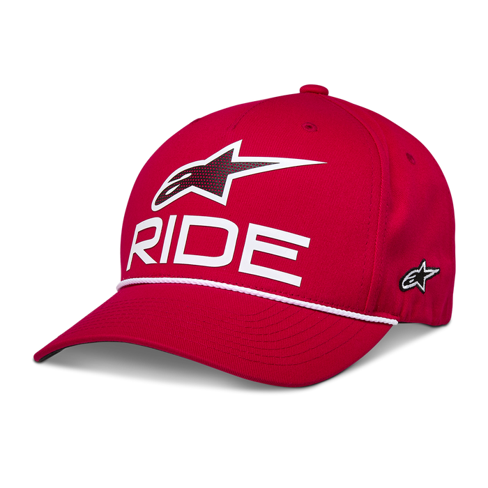 Ride Comp Snapback Hat - Red/White/Black