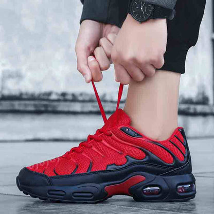 Running Shoes Air Cushion Large Size Cross-border Low-top Laces