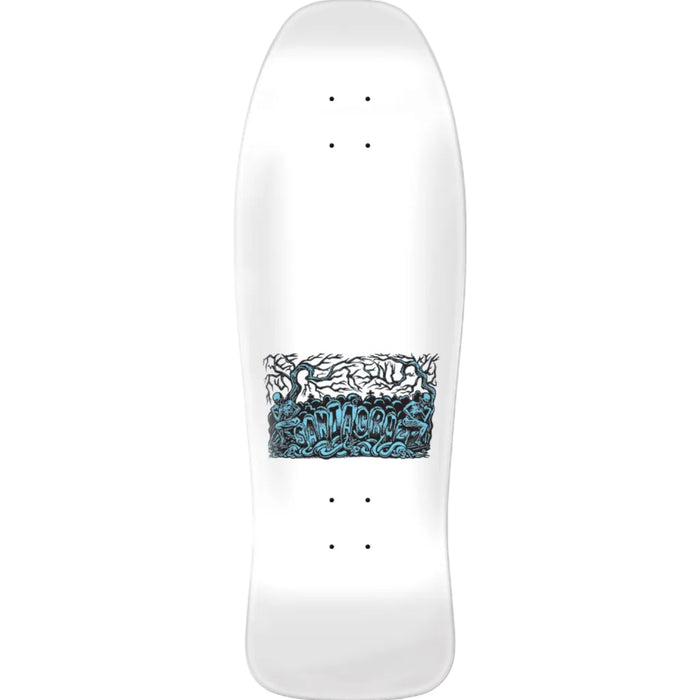 Santa Cruz Kendall Snake Reissue Deck - White