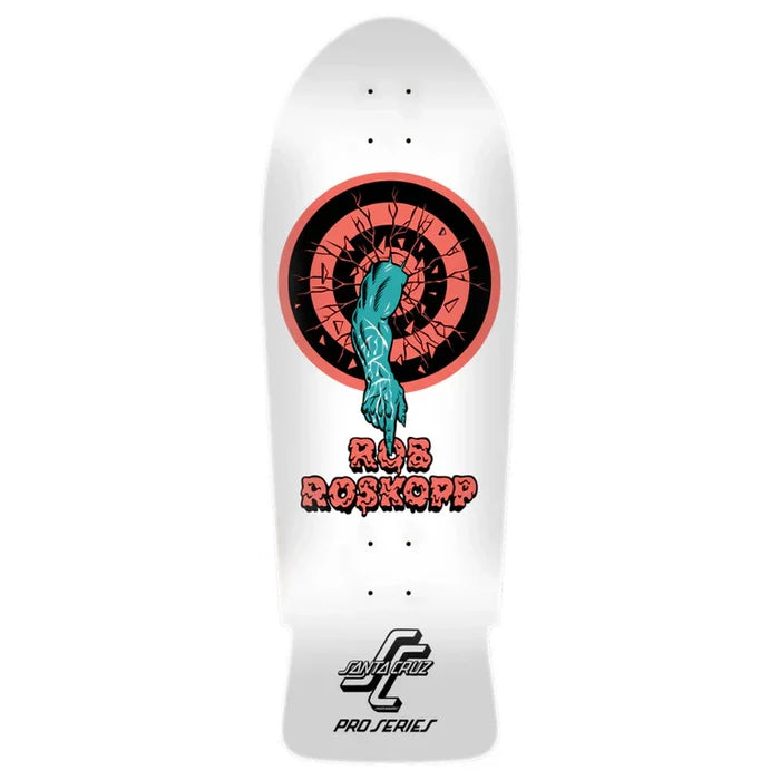 Santa Cruz Roskopp One Reissue Deck  10.35" - White
