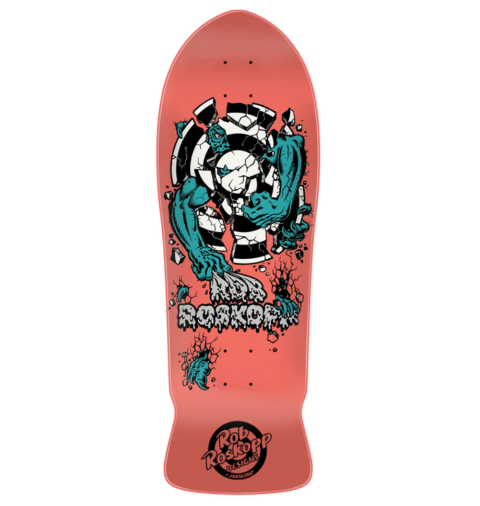 Santa Cruz Roskopp Three Reissue Deck - Hot Pink