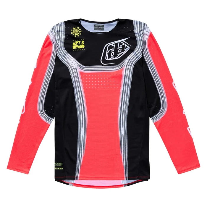 SE Pro Jersey Stripes - Infra red/Black