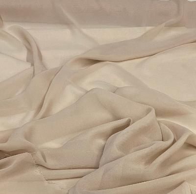 Silk Chiffon Wide- Nude