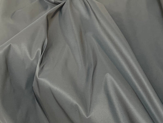 Silk Faille - Steel Grey