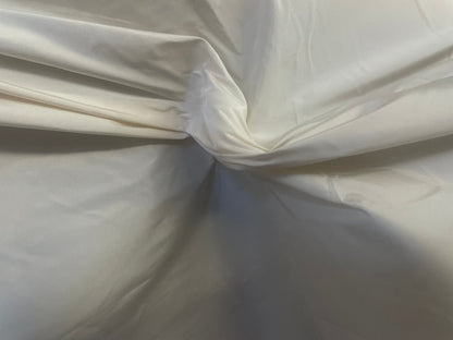 Silk Taffeta Wide - Antique White