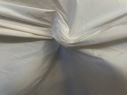 Silk Taffeta Wide - Antique White