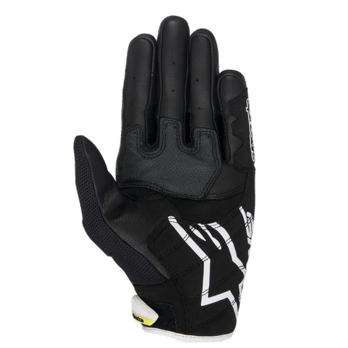 SMX-2 Air Carbon Gloves - Black/White/Yellow Fluo
