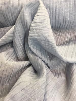 Textured Organza- Dawn Gray