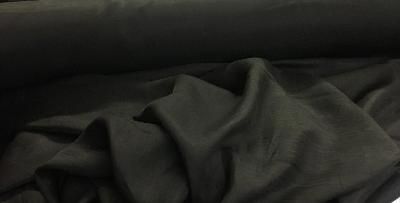 Textured Viscose- Jet Black